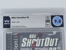 Load image into Gallery viewer, NBA Shootout '98 Sony Playstation Factory Sealed Video Game! Wata 9.0 A+ 1998!
