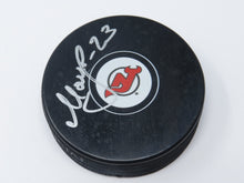 Load image into Gallery viewer, Mikhail Maltsev Autographed Signed New Jersey Devils InGlasCo Hockey Puck