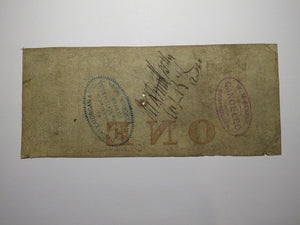 $1 1861 Charleston South Carolina SC Obsolete Currency Bank Note Bill Bank of SC