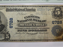 Load image into Gallery viewer, $5 1902 Mullica Hill New Jersey NJ National Currency Bank Note Bill #6728 F15