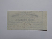 Load image into Gallery viewer, $4 1861 Confederate Bond Coupon Certificate Currency Bank Note Bill UNC