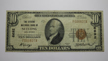 Load image into Gallery viewer, $10 1929 Netcong New Jersey NJ National Currency Bank Note Bill Ch. #6692 VF