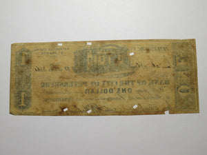 $1 1862 Petersburg Virginia VA Obsolete Currency Bank Note Bill City of Pete