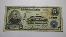 Load image into Gallery viewer, $5 1902 Hillsdale New Jersey NJ National Currency Bank Note Bill Ch. #12902 RARE