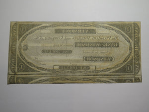 $1 18__ Windsor Vermont VT Obsolete Currency Bank Note Bill Remainder UNC+++