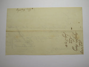 1781 Payment Certificate Written to Major John Ripley Colonial Currency Note USA