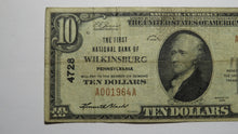Load image into Gallery viewer, $10 1929 Wilkinsburg Pennsylvania PA National Currency Bank Note Bill Ch. #4728