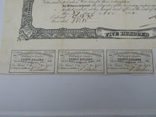 Load image into Gallery viewer, $500 1862 Confederate Bond Certificate Currency Bank Note Bill UNC 14&quot; X 10&quot;