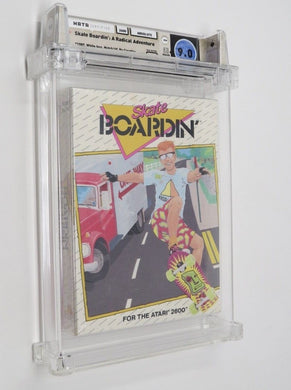 Skate Boardin' Atari 2600 Sealed Video Game Wata Graded 9.0 A++ Skateboarding