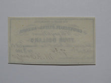 Load image into Gallery viewer, $4 1861 Confederate Bond Coupon Certificate Currency Bank Note Bill UNC