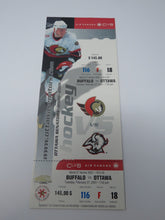 Load image into Gallery viewer, February 27, 2001 Ottawa Senators Buffalo Sabres NHL Full Hockey Ticket Mint