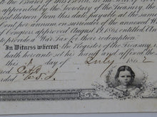 Load image into Gallery viewer, $1,000 1862 Confederate Bond Certificate Currency Bank Note Bill UNC 14&quot; X 9&quot;