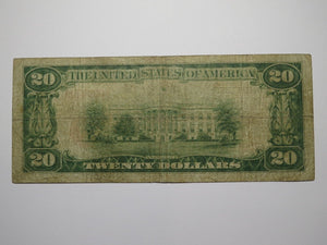$20 1929 Seattle Washington WA National Currency Bank Note Bill Charter #11280