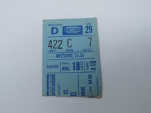 Load image into Gallery viewer, November 18, 1979 New York Rangers Vs. St. Louis Blues NHL Hockey Ticket Stub