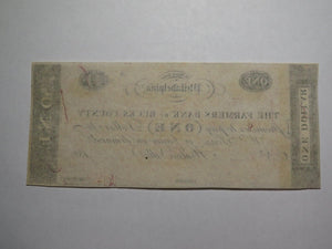 $1 18__ Hulmeville Pennsylvania Obsolete Currency Bank Note Bill Remainder UNC++