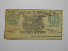 Load image into Gallery viewer, $.50 1862 Knox Corners New York NY Obsolete Currency Bank Note Bill Oneida Co.