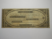 Load image into Gallery viewer, $2 1838 Windsor Vermont VT Obsolete Currency Bank Note Bill! Bank of Windsor VF+