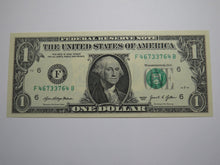 Load image into Gallery viewer, $1 2021 Radar Serial Number Federal Reserve Currency Bank Note Bill UNC 46733764
