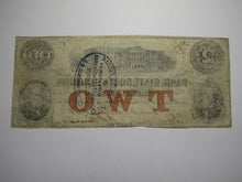 Load image into Gallery viewer, $2 1861 Charleston South Carolina SC Obsolete Currency Bank Note Bill Bank of SC