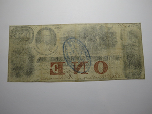 $1 1861 Charleston South Carolina SC Obsolete Currency Bank Note Bill Bank of SC