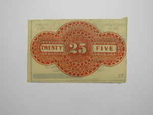 $.25 1863 Provincetown Massachusetts Obsolete Currency Bank Note Bill Conant's
