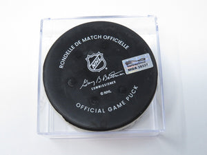 2022-23 Edmonton Oilers Vs. Seattle Kraken Game Used NHL Puck -McDavid 5 Points