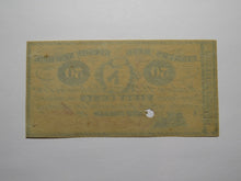 Load image into Gallery viewer, $.50 1862 Hudson New York NY Obsolete Currency Note Bill Hiram Dixon VF