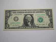 Load image into Gallery viewer, $1 2021 Radar Serial Number Federal Reserve Currency Bank Note Bill UNC 65611656