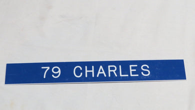 1995 Charles #79 St. Louis Rams Game Used NFL Locker Room Nameplate Los Angeles