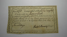 Load image into Gallery viewer, 1789 5s Connecticut Comptroller's Office Colonial Currency Note Ralph Pomeroy