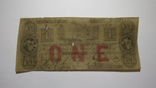 Load image into Gallery viewer, $1 1862 Charleston South Carolina SC Obsolete Currency Bank Note Bill Bank of SC