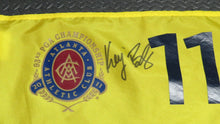 Load image into Gallery viewer, 2011 Keegan Bradley PGA Championship Match Used and Signed Golf Flag! 11th Hole