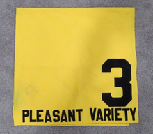 Load image into Gallery viewer, Pleasant Variety Horse Race Used Worn Stakes Saddle Cloth Great Usage 1980-90's
