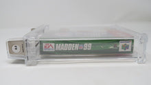 Load image into Gallery viewer, Madden &#39;99 NFL Football Nintendo 64 N64 Factory Sealed Video Game Wata Graded