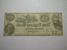 Load image into Gallery viewer, $20 1857 Fairmount Maine ME Obsolete Currency Bank Note Bill New England Bank