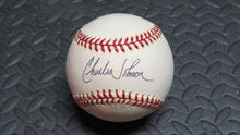 Load image into Gallery viewer, Charles Johnson Florida Marlins Official MLB Signed Baseball Autographed Miami