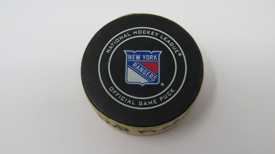 2018-19 Mike Hoffman Florida Panthers Game Used Goal Puck -Huberdeau Ekblad Ast.