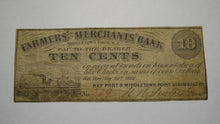 Load image into Gallery viewer, $.10 1862 Middletown Point New Jersey Obsolete Currency Bank Note Bill! Keyport