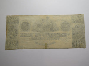 $20 18__ Hagerstown Maryland MD Obsolete Currency Bank Note Remainder Bill
