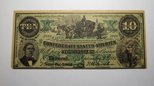 1861 Confederate Currency Facsimile Political Advertising Note For Howard Eyster