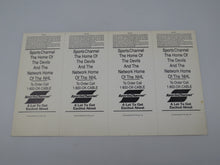 Load image into Gallery viewer, 1992 New Jersey Devils Round Two NHL Playoff Hockey Ghost Ticket Sheet