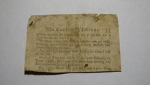 Load image into Gallery viewer, 1770 $1/3 Maryland MD Colonial Currency Bank Note Bill RARE One Third Dollar!