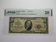 Load image into Gallery viewer, $10 1929 Defiance Ohio OH National Currency Bank Note Bill Ch. #13457 VF20 PMG