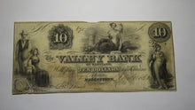 Load image into Gallery viewer, $10 1855 Hagerstown Maryland MD Obsolete Currency Bank Note Bill The Valley Bank