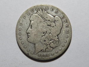 $1 1884-O Morgan Silver Dollar!  90% Circulated US Silver Coin Tougher Date