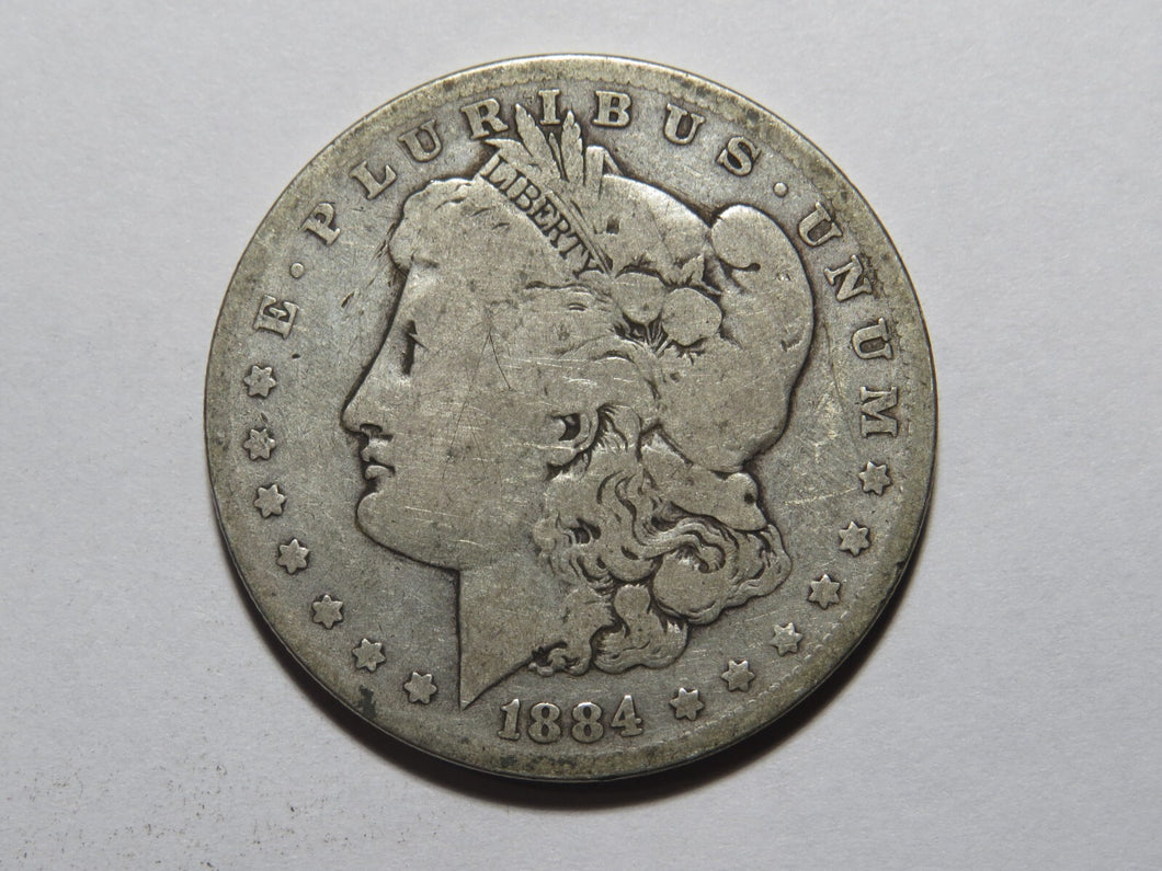 $1 1884-O Morgan Silver Dollar!  90% Circulated US Silver Coin Tougher Date