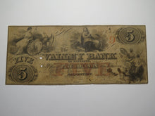 Load image into Gallery viewer, $5 1856 Hagerstown Maryland MD Obsolete Currency Bank Note Bill The Valley Bank