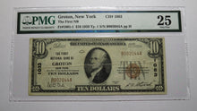 Load image into Gallery viewer, $10 1929 Groton New York NY National Currency Bank Note Bill Ch. #1083 VF25 PMG