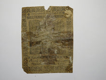 Load image into Gallery viewer, 1772 One Shilling Pennsylvania PA Colonial Currency Bank Note Bill RARE 1s