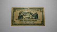 Load image into Gallery viewer, $.05 1939 Staples Minnesota MN Obsolete Currency Note! Souvenir Wooden Nickel